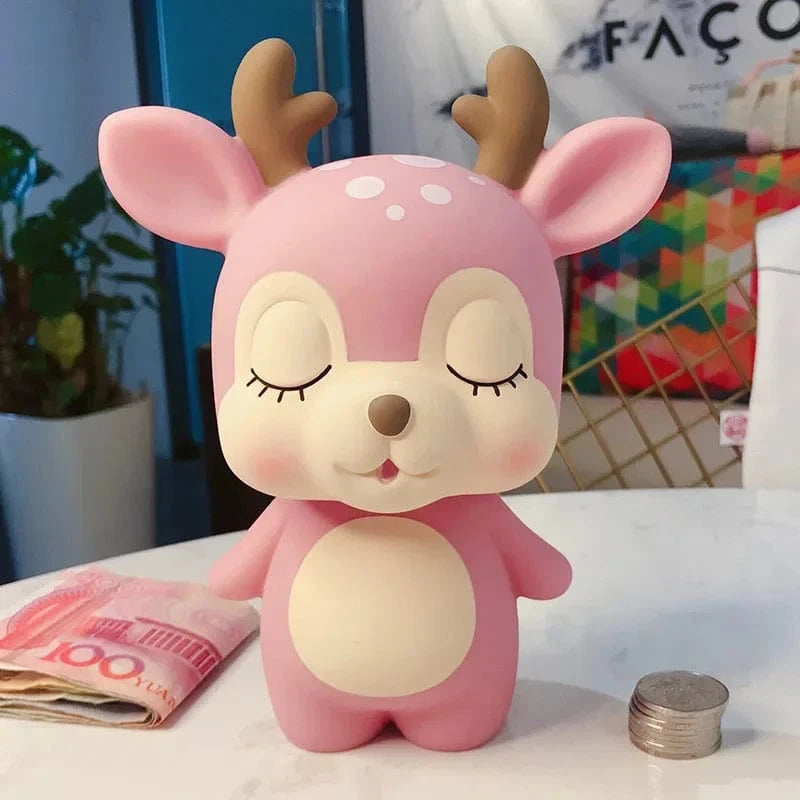 Tirelire cerf I La tirelire Rose