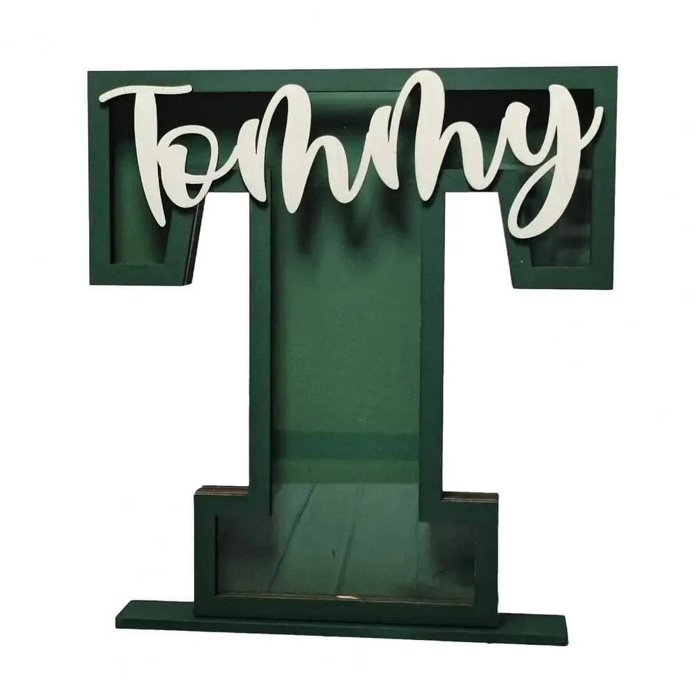 tirelire personnalisée en bois l La tirelire T 18 cm