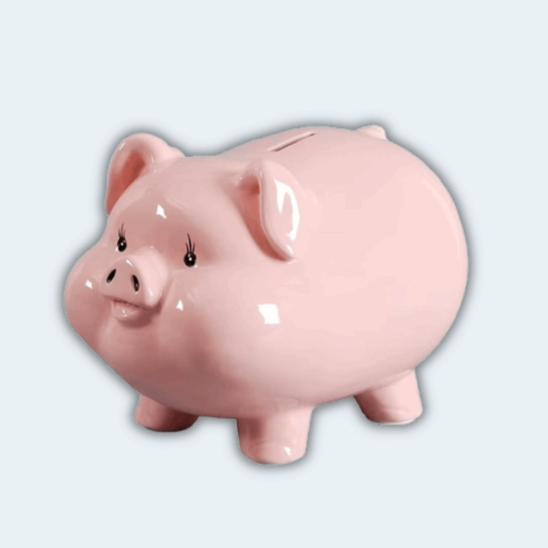 cochon tirelire I La tirelire Petit (16CM)