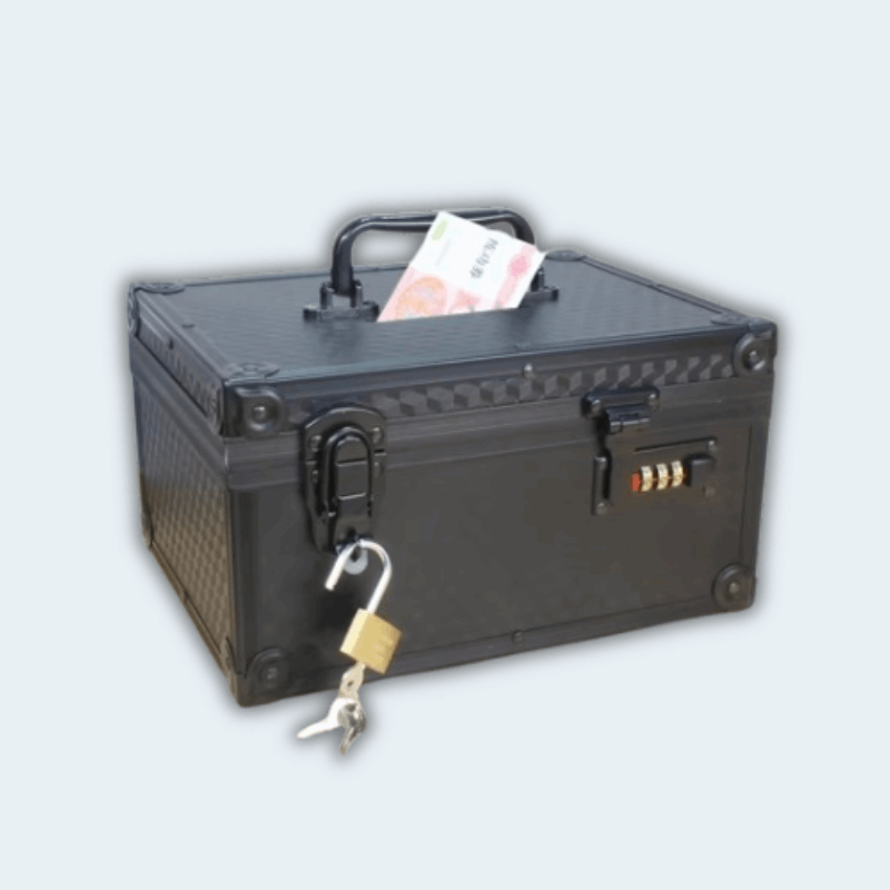 tirelire en metal I La tirelire Noir M