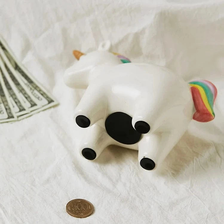 tirelire licorne blanche I La tirelire