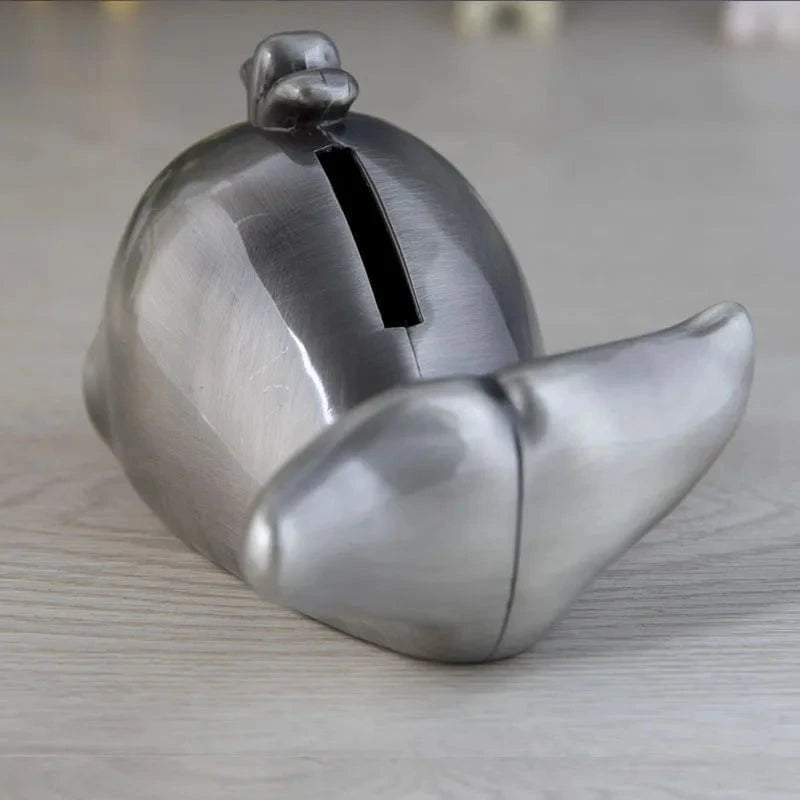 tirelire métal baleine