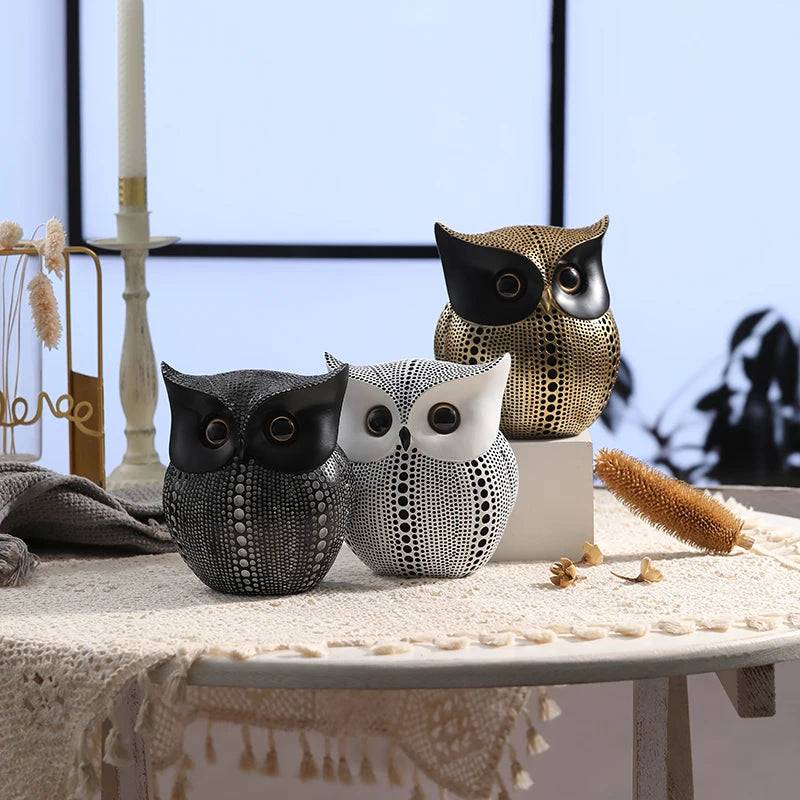 tirelire metal hibou I La tirelire Noir