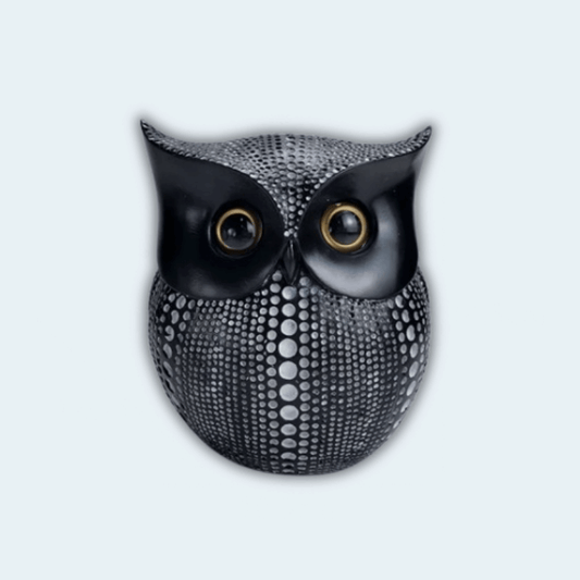 tirelire metal hibou I La tirelire Noir