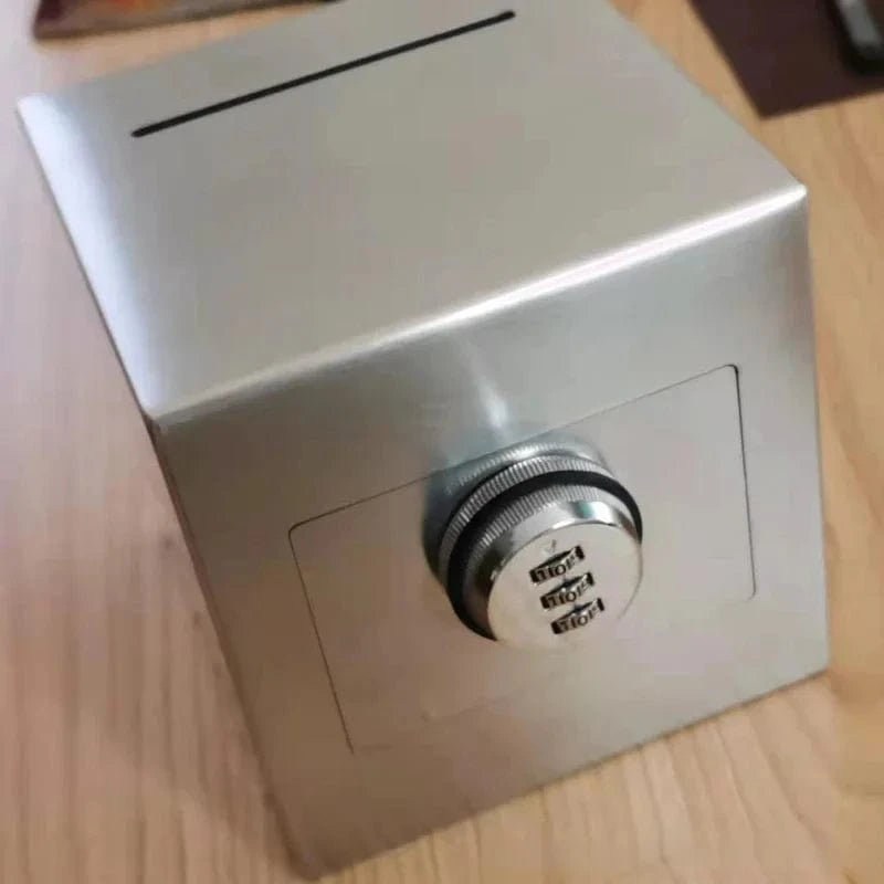 tirelire metal sans ouverture avec code I La tirelire