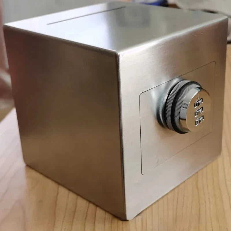 tirelire metal sans ouverture avec code I La tirelire